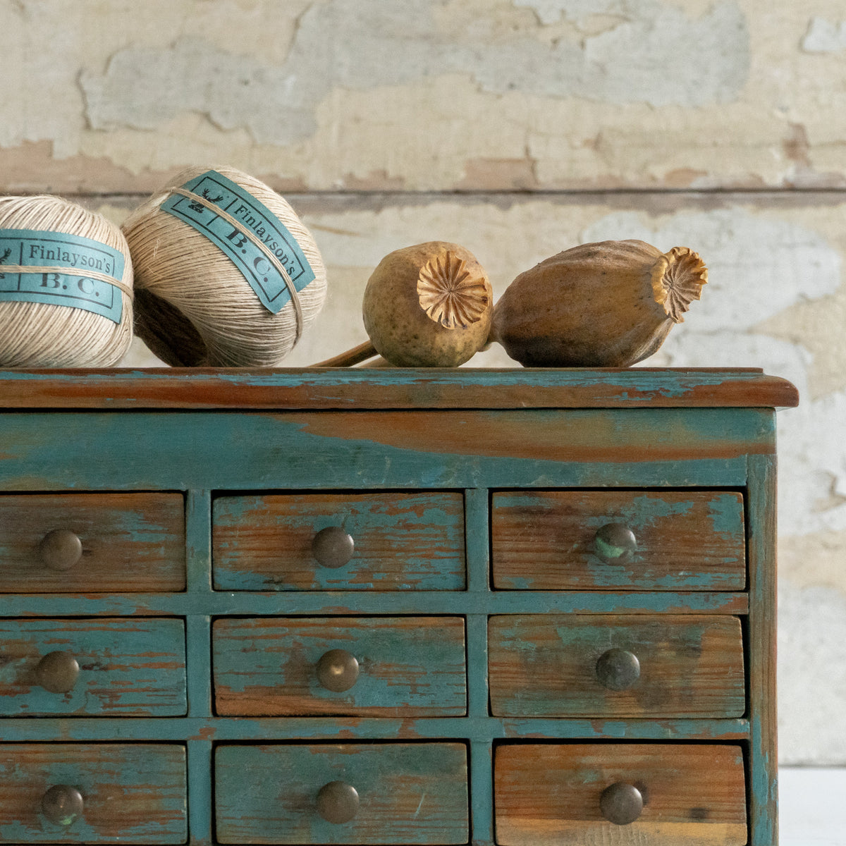 Original Painted Little set of Drawers