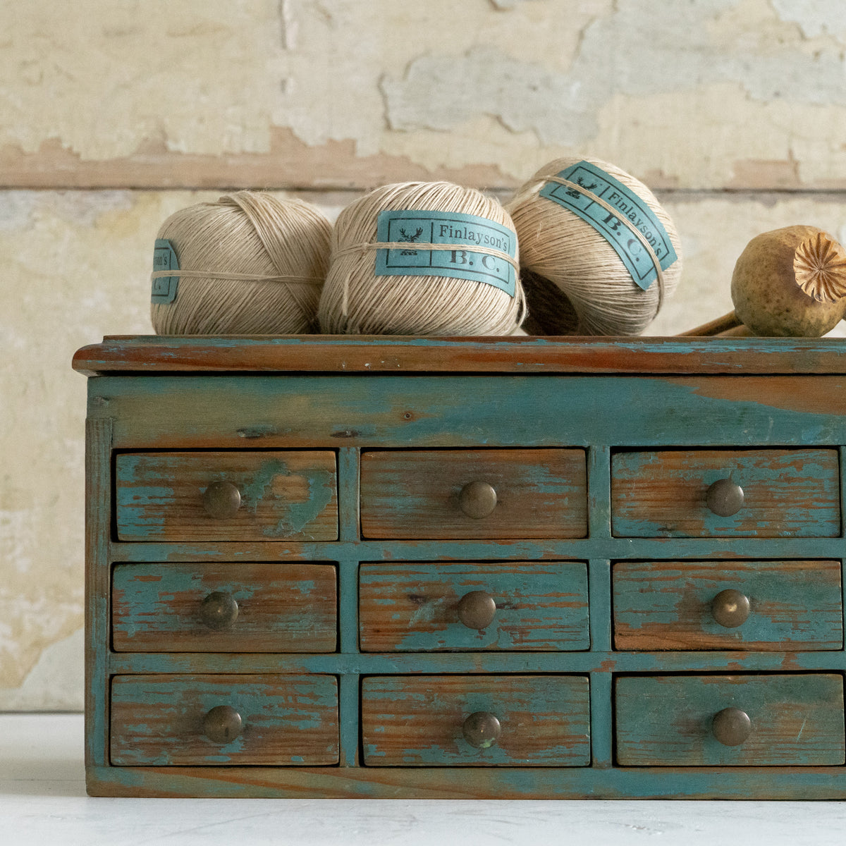 Original Painted Little set of Drawers