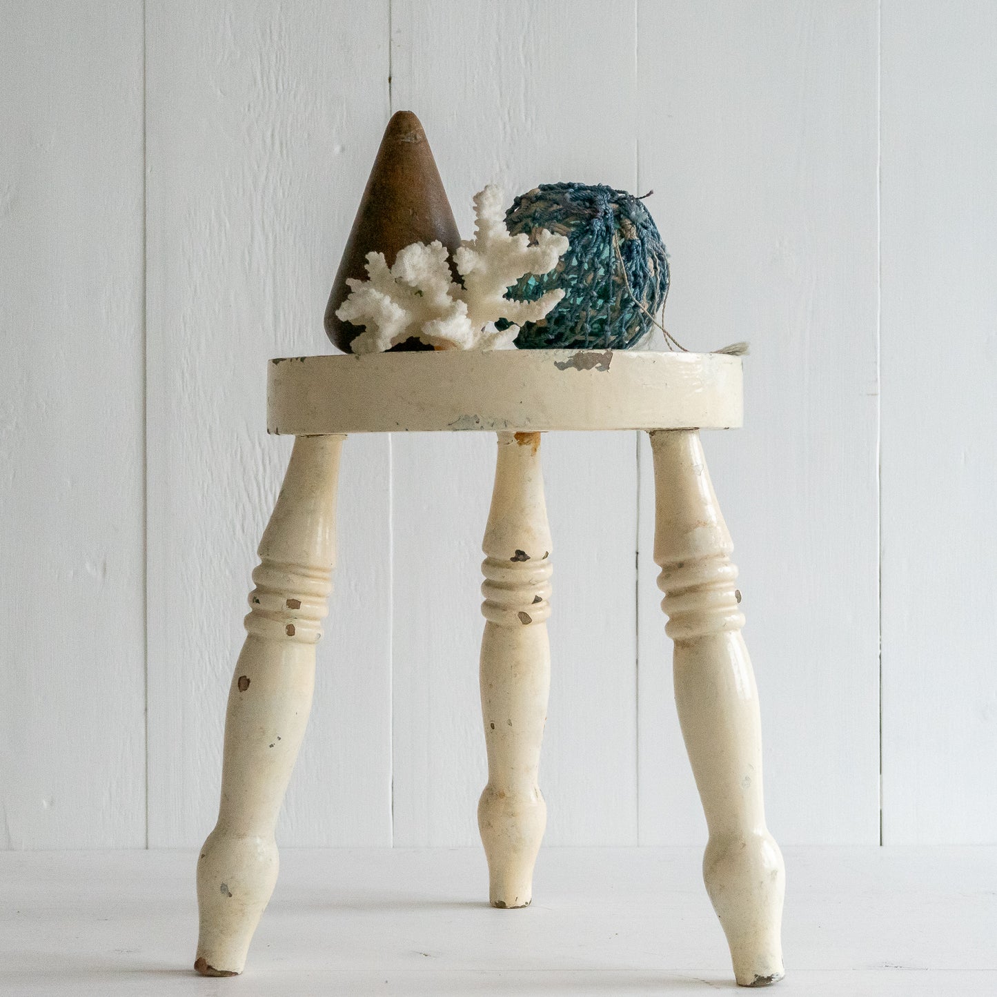 Original Painted Milking Stool