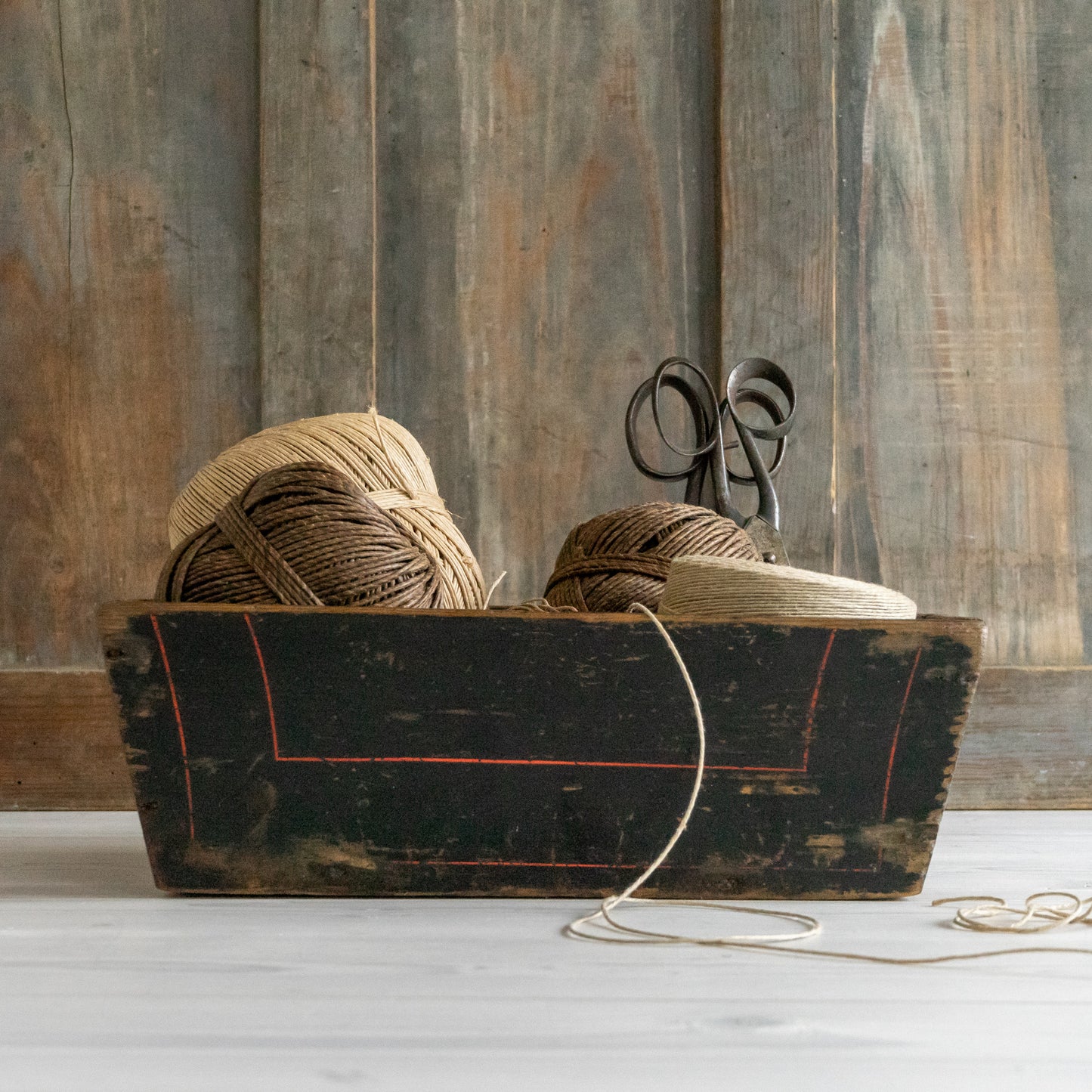 Original Painted Rustic Box
