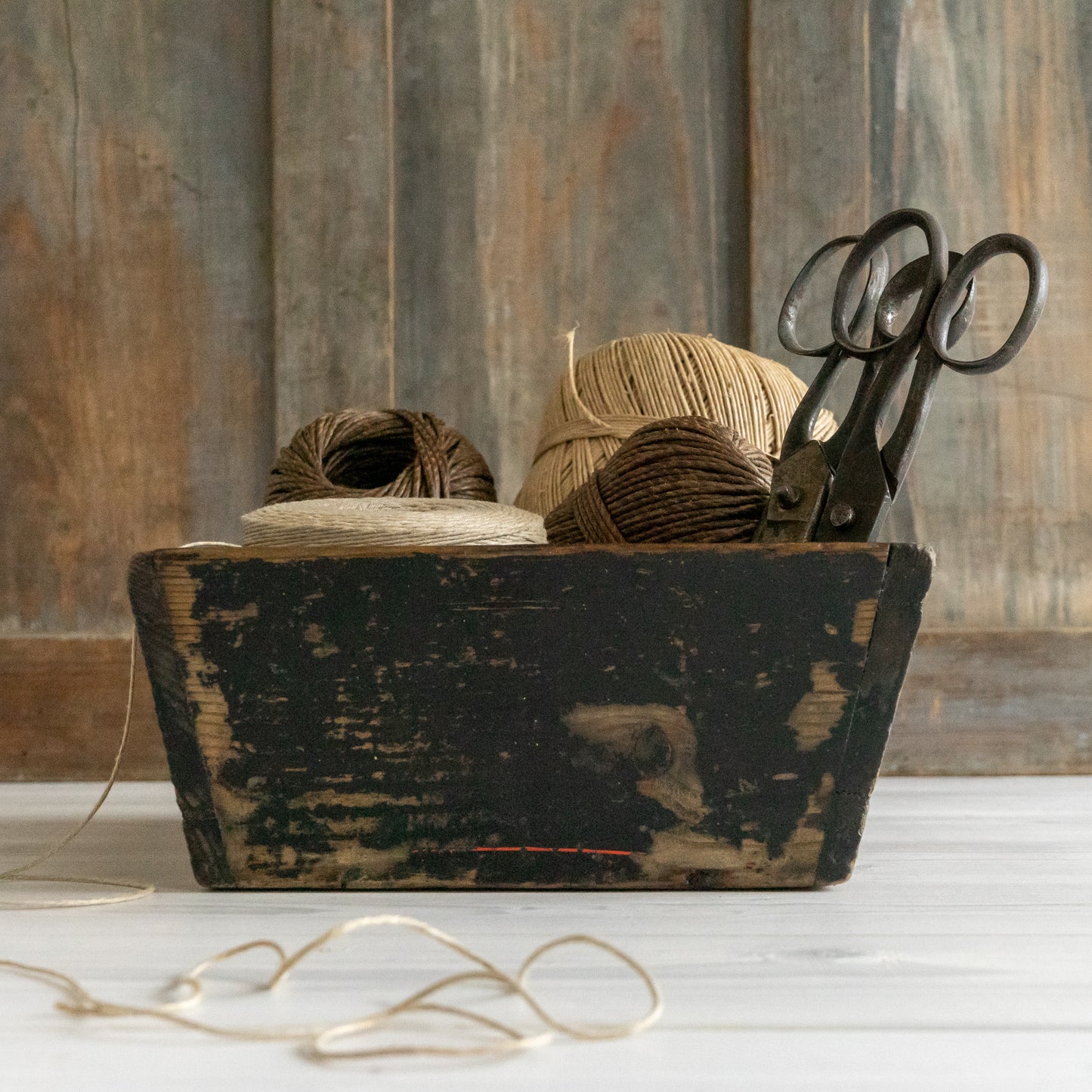Original Painted Rustic Box