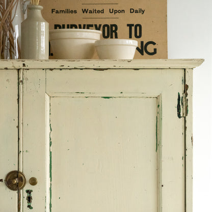 Painted Rustic Wall Cabinet