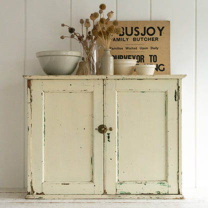 Painted Rustic Wall Cabinet