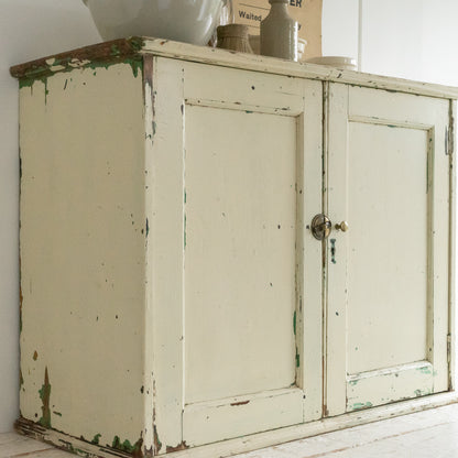 Painted Rustic Wall Cabinet