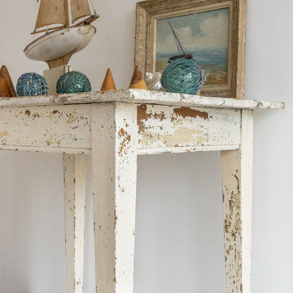 Original White Painted Side Table