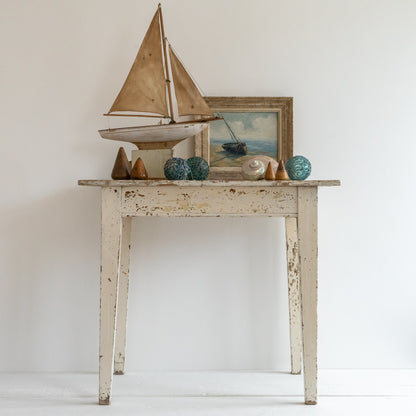 Original White Painted Side Table