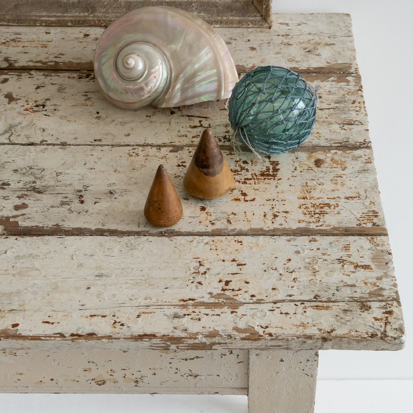 Original White Painted Side Table