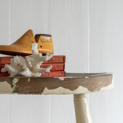Original White Painted Stool
