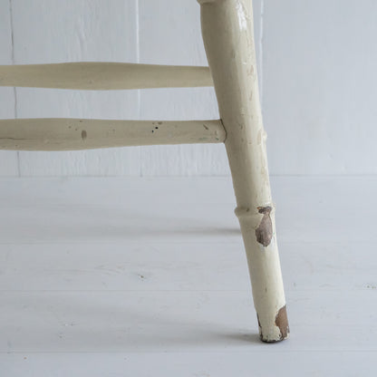 Original White Painted Stool