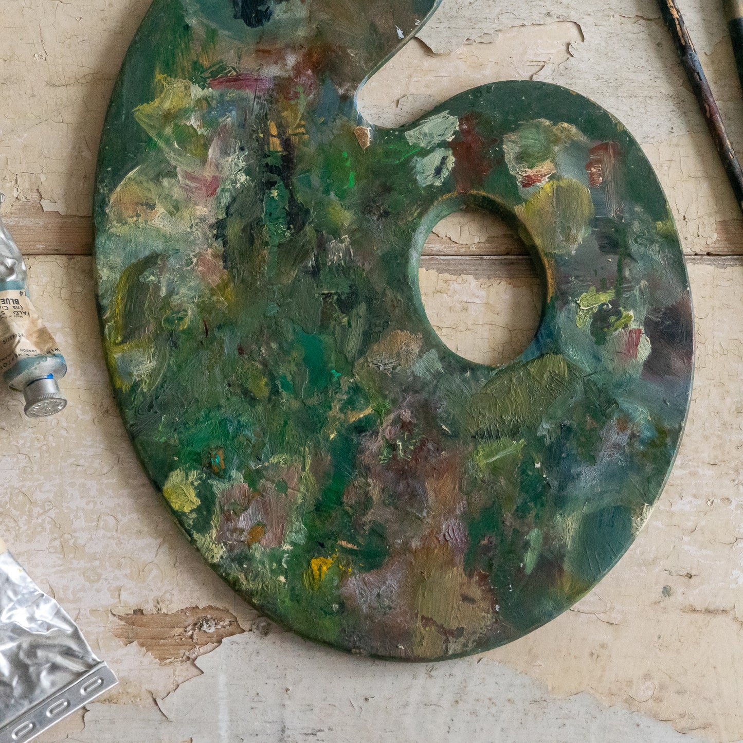 Paint Covered Artist Palette