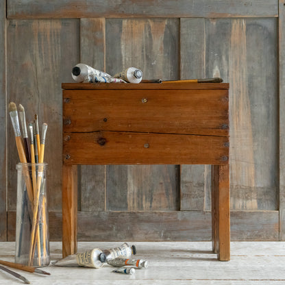 Pine Flip Top Stool