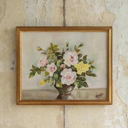 Pretty Floral Oil Painting