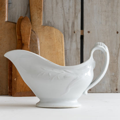 Pretty Ironstone Sauce Boat Jug