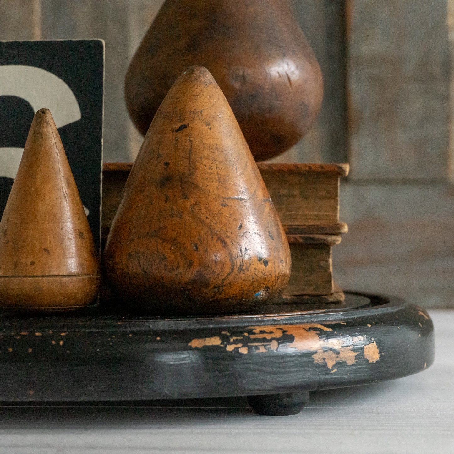 Round Ebonised Dome Base