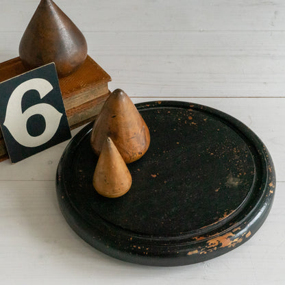 Round Ebonised Dome Base