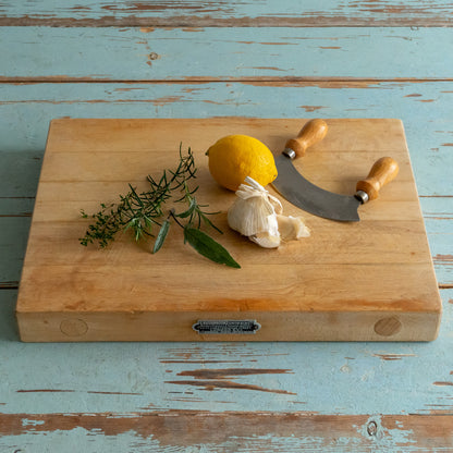 Rushbrooke Butchers Counter Top Chopping Board with Plaque