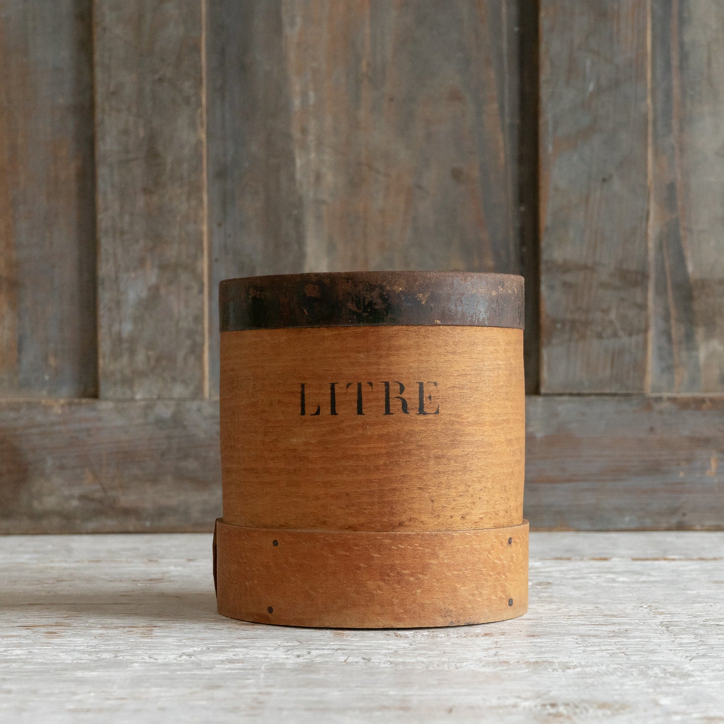 Rustic French Grain Measure