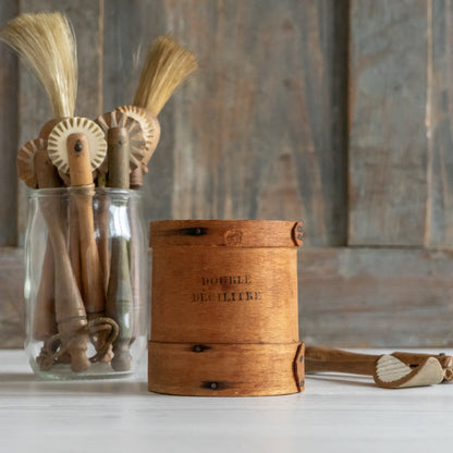 Rustic Bentwood Double Decilitre Grain Measure