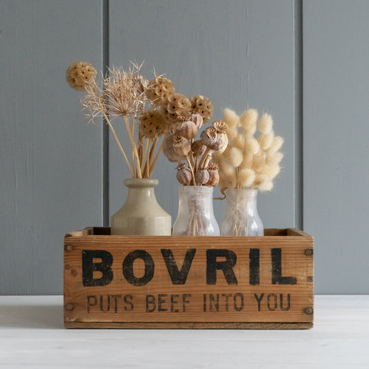 Rustic BOVRIL Bottle Box