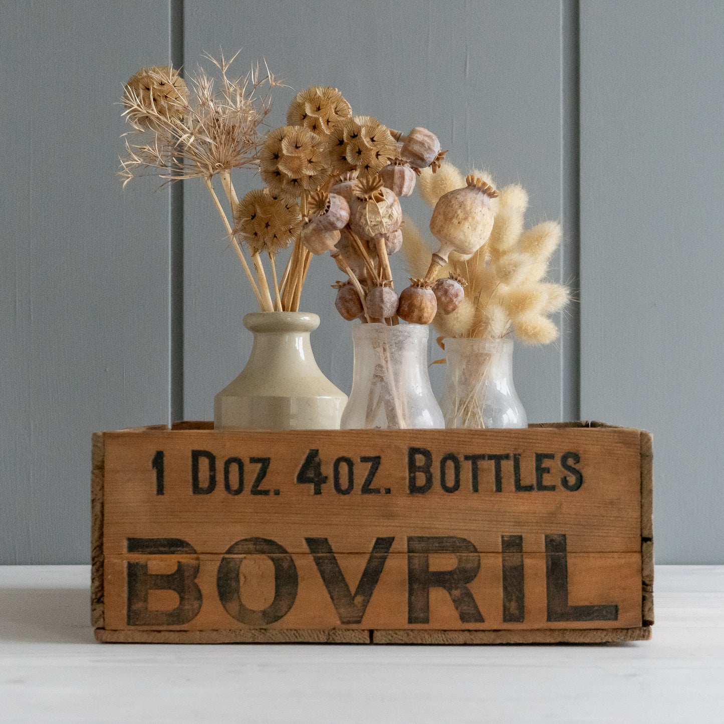 Rustic BOVRIL Bottle Box