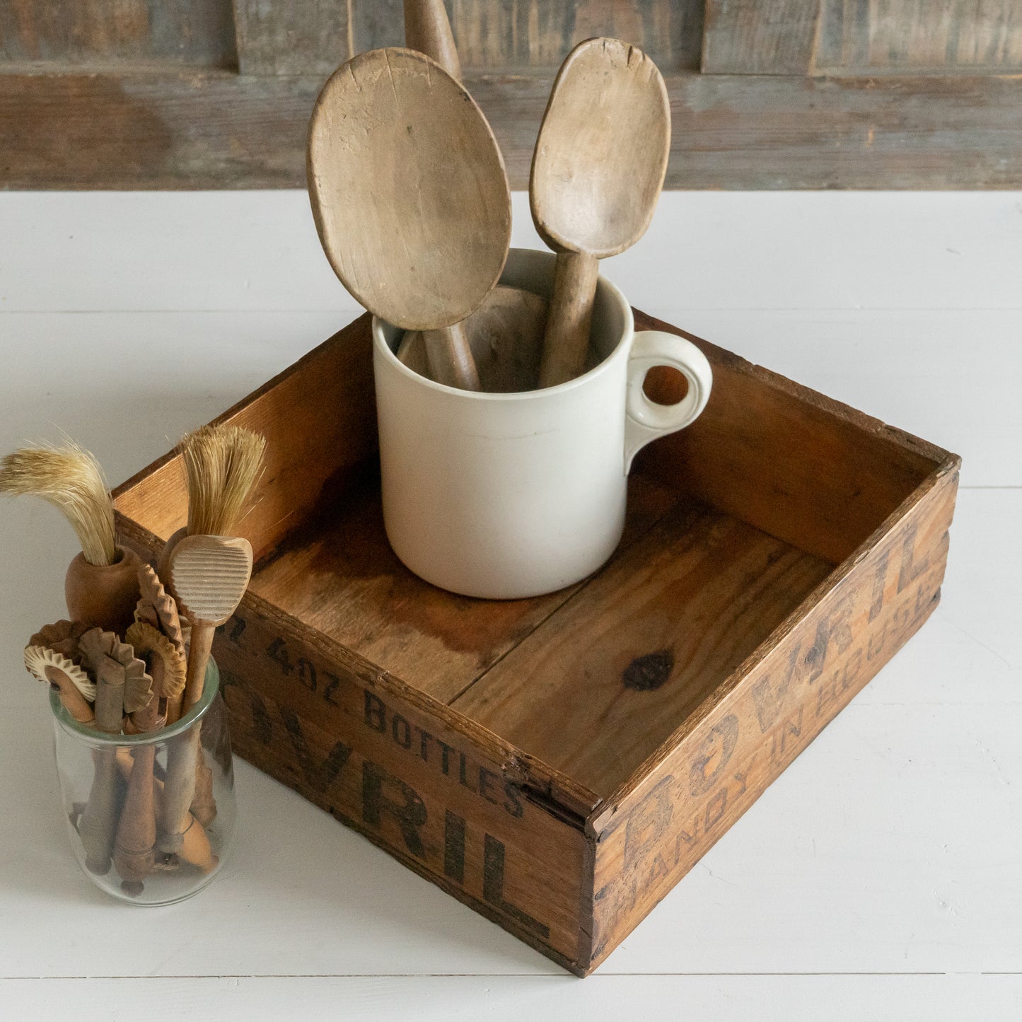 Rustic Bovril Box