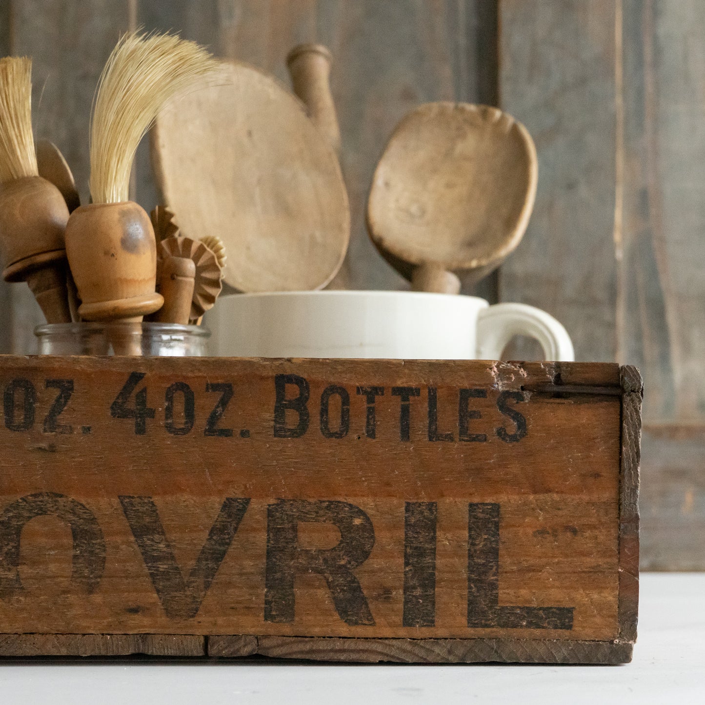 Rustic Bovril Box