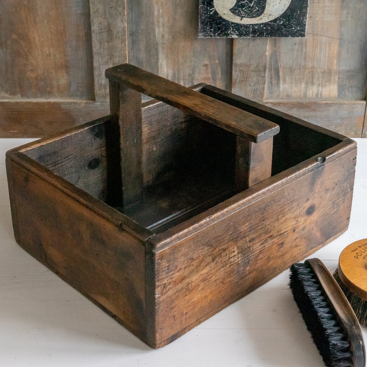 Rustic Chunky Wooden Trug