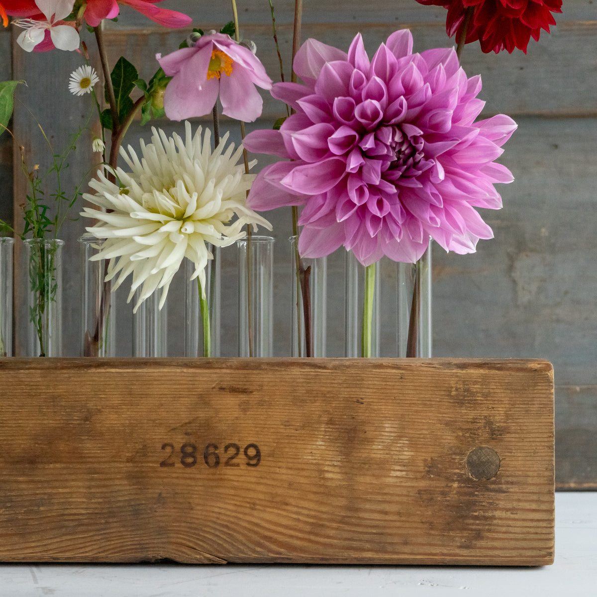 Rustic Cigar Press Flower Vase