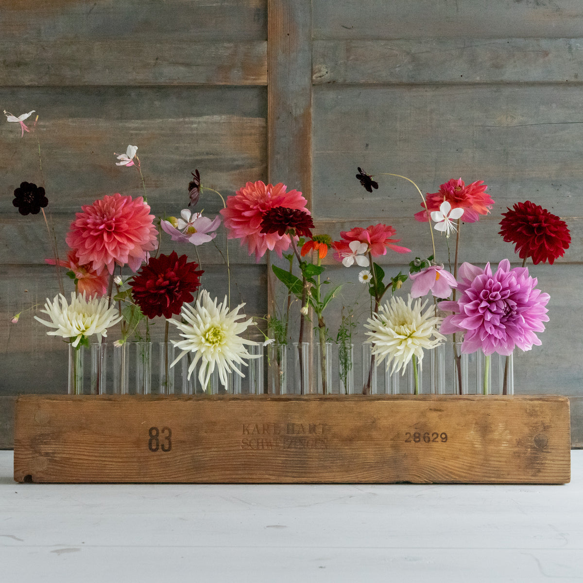 Rustic Cigar Press Flower Vase