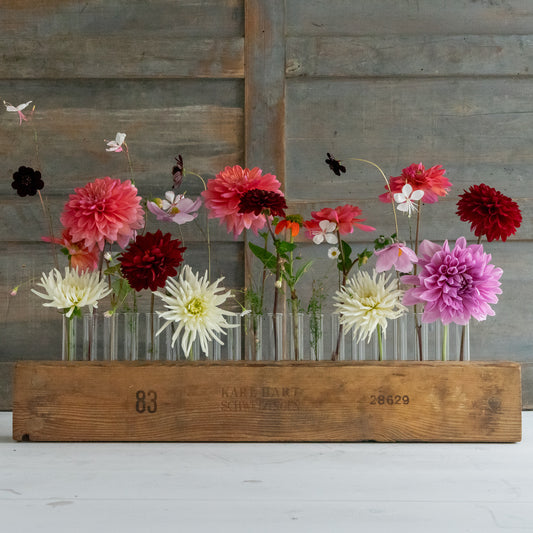 Rustic Cigar Press Flower Vase
