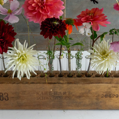 Rustic Cigar Press Flower Vase