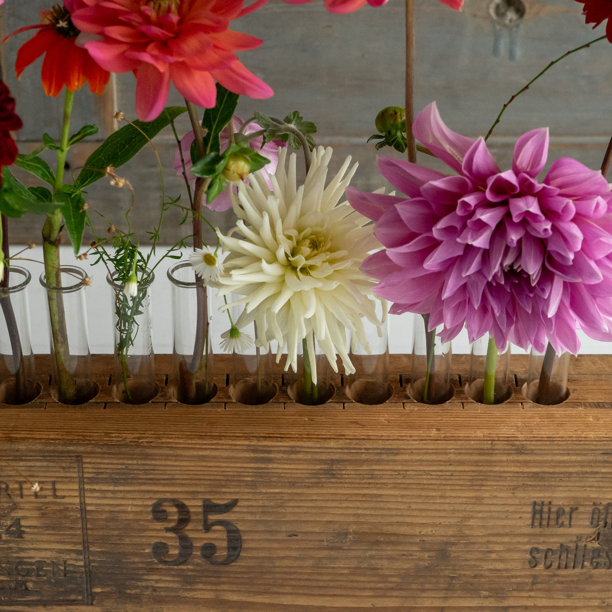 Rustic Cigar Press Flower Vase #2