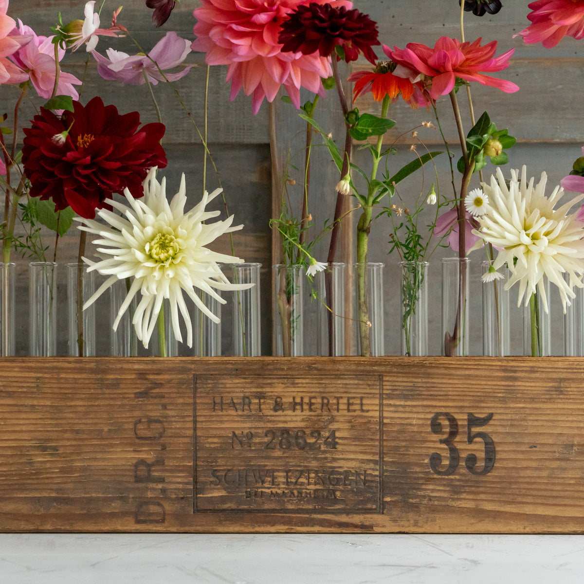Rustic Cigar Press Flower Vase #2