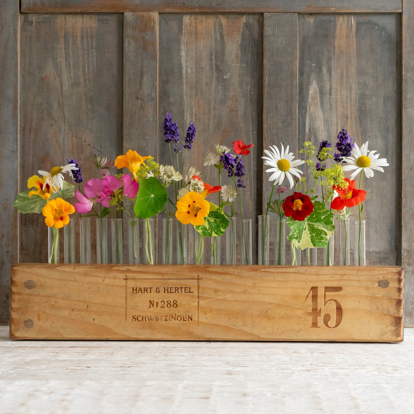 Rustic Cigar Press Flower Vase