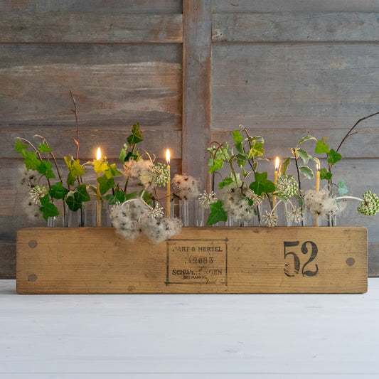 Decorative Cigar Press Flower Vase