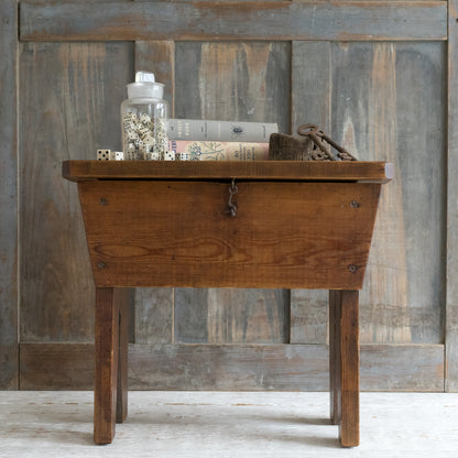 Rustic Flip Top Stool