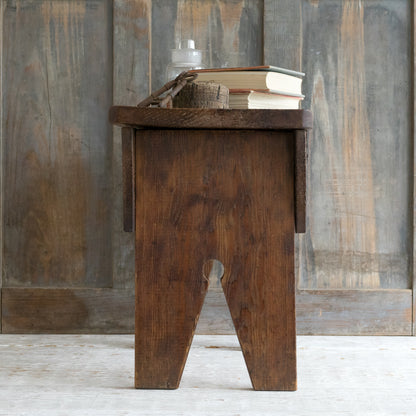 Rustic Flip Top Stool