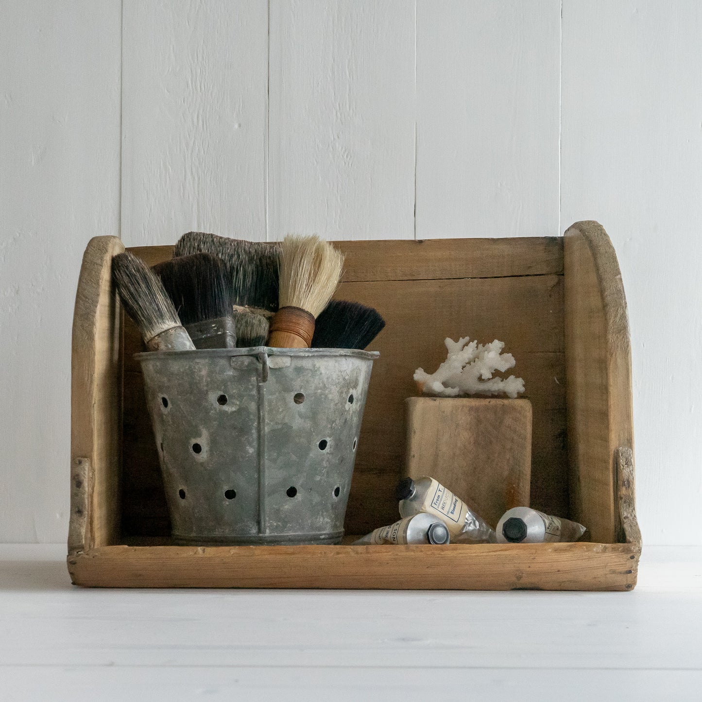Rustic French Pine Wash Box