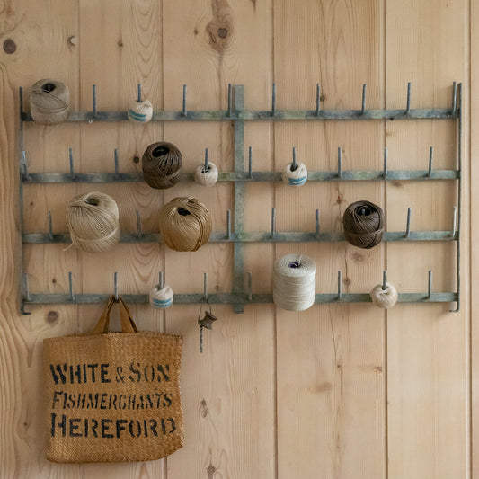 Rustic French Wall Hung Bottle Drying Rack #2