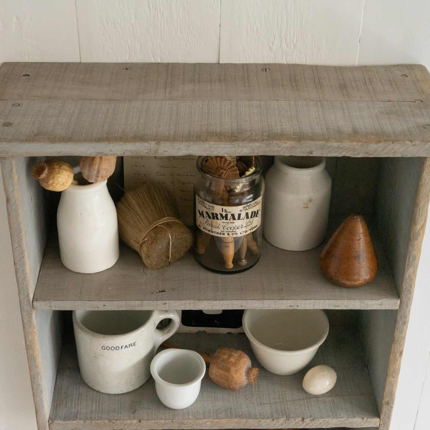 Rustic Original Painted Shelves