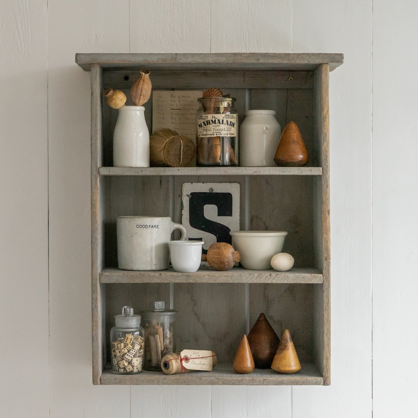 Rustic Original Painted Shelves