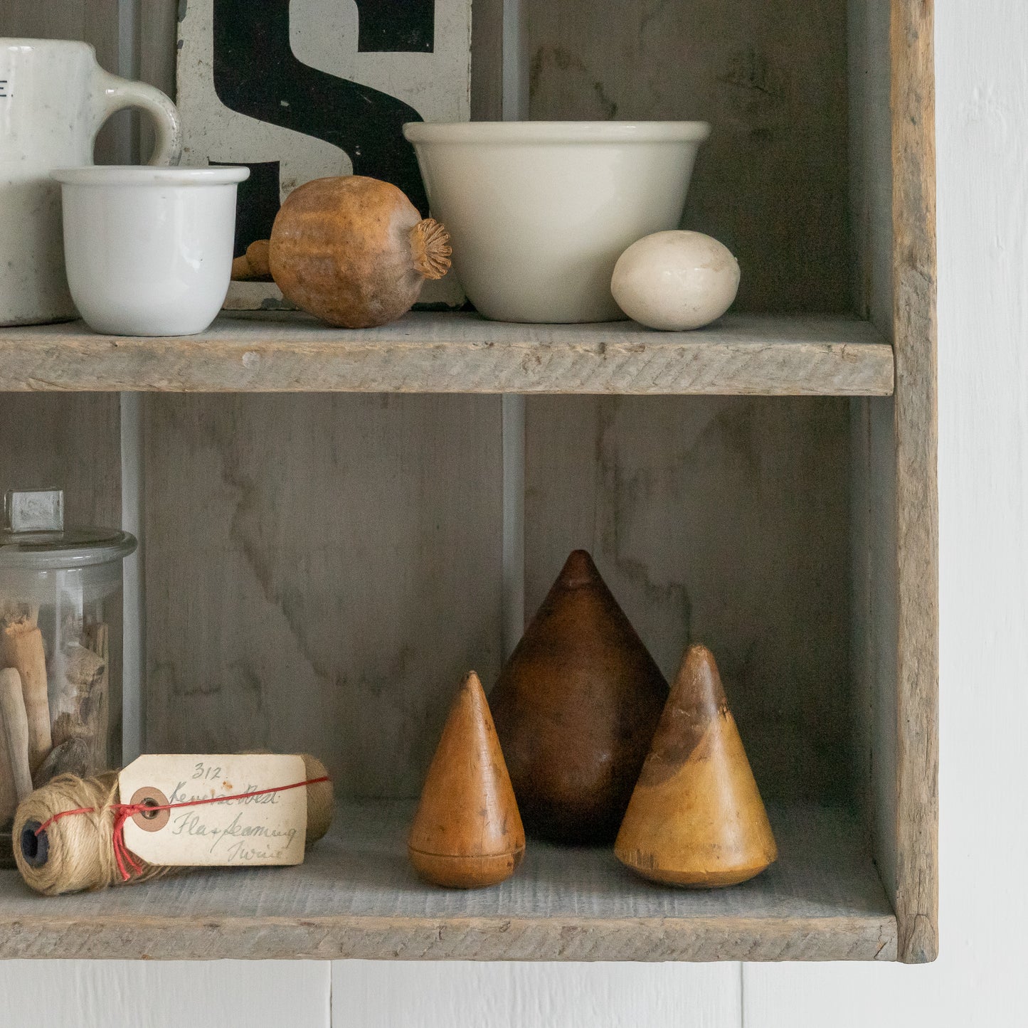 Rustic Original Painted Shelves