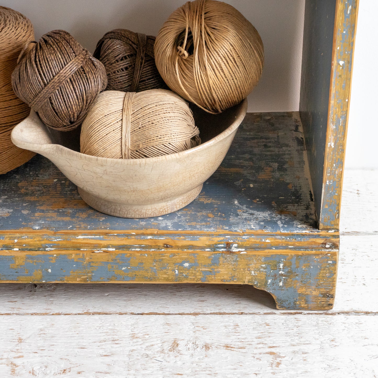 Rustic Painted Floor Standing Floor