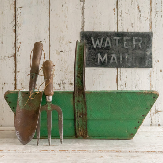 Rustic Painted French Trug