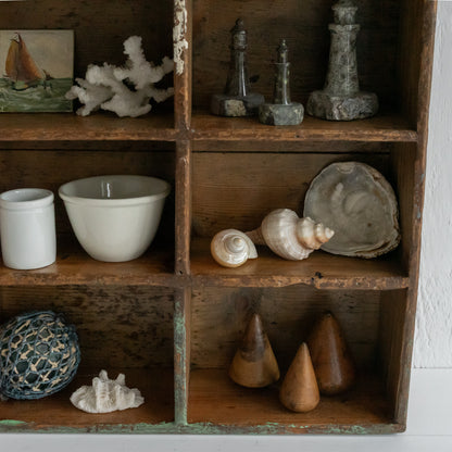 Rustic Pine Pigeon Hole Shelf