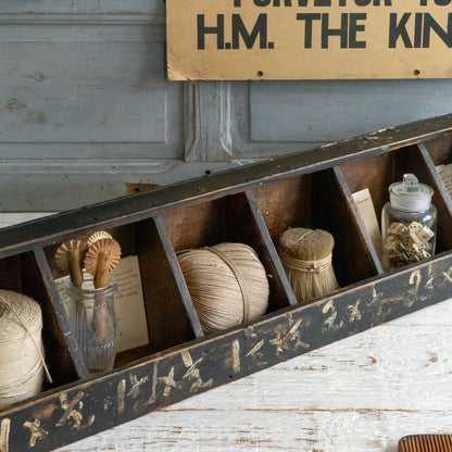 Rustic Pigeon Hole Shelf