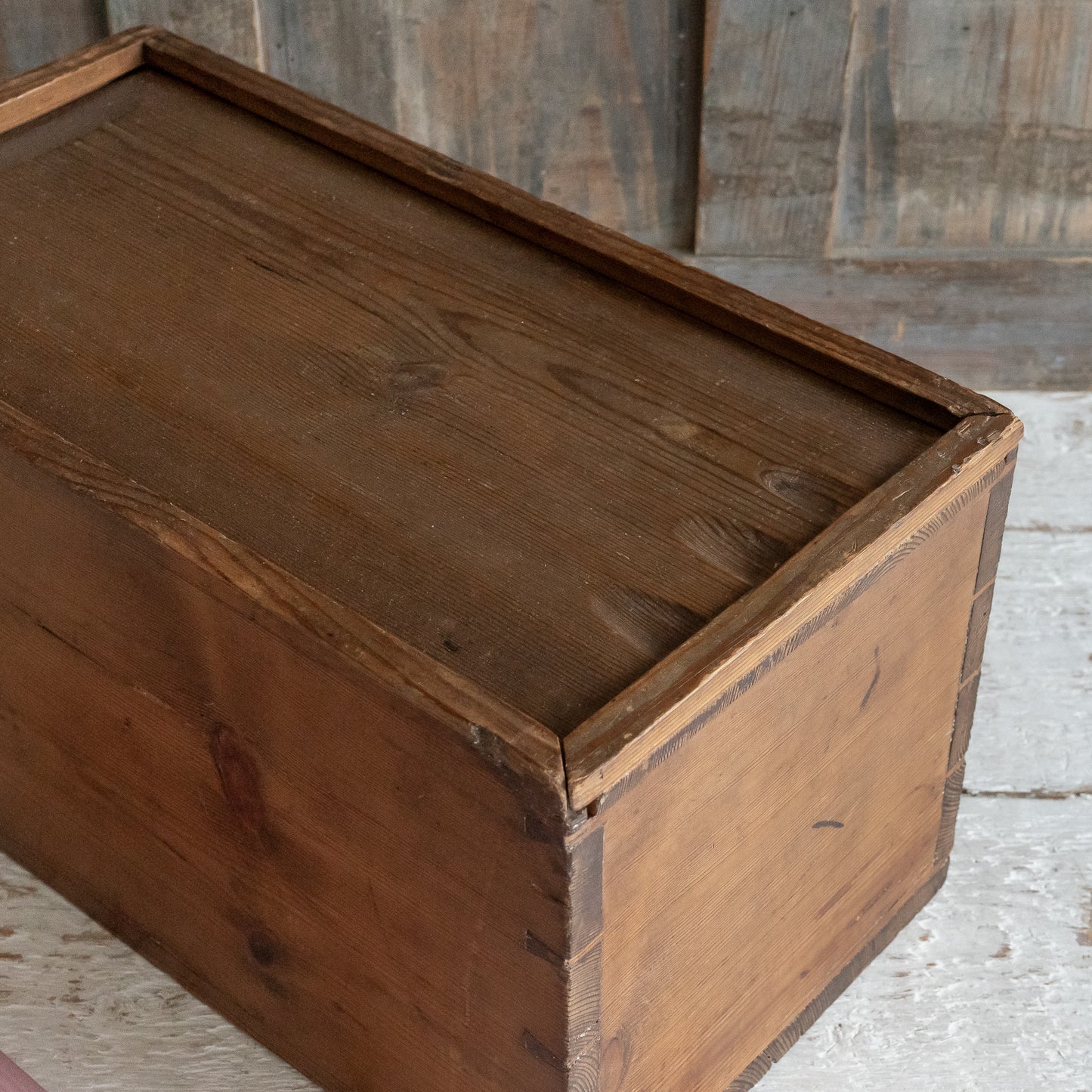Rustic Pine Candle Box