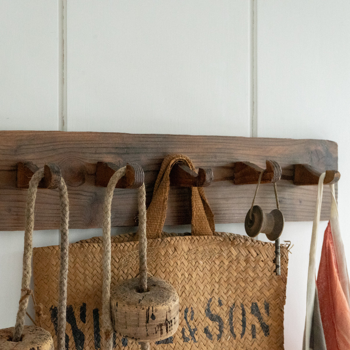 Rustic Pine Coat Hooks