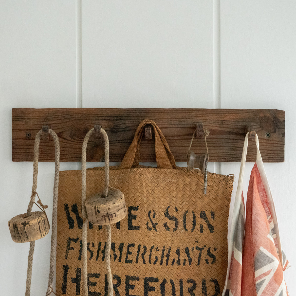 Rustic Pine Coat Hooks