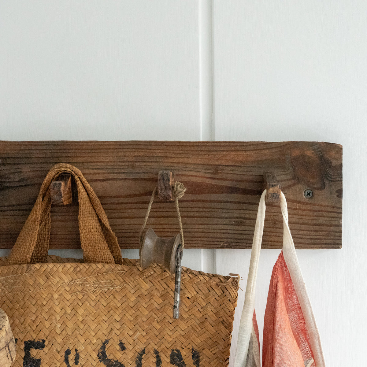 Rustic Pine Coat Hooks